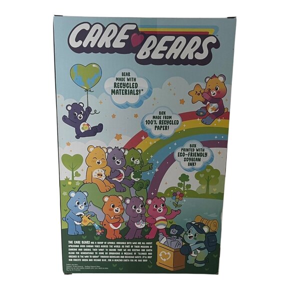 Care Bears Be Me Bear Plush Stuffed Animal Caring Earth Recycled Pink Star - Picture 4 of 4